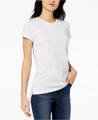 Maison Jules Women's Maison Jules High-Low T-Shirt White Size X-Small