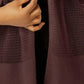 Cardigan Alfani Feminino Petite com Ponto Misto e Frente Aberta, Marrom, Tamanho Médio