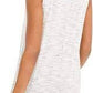 Regata feminina estilo &amp; co com estampa tingida, branca/preta, tamanho médio