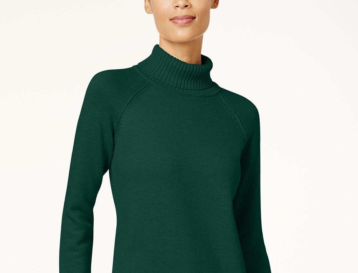 Karen Scott Suéter Feminino Gola Alta Verde Tamanho P