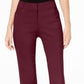 Calça feminina JM Collection Tummy Control Curvy Fit Cherry Pie tamanho 2 Petite