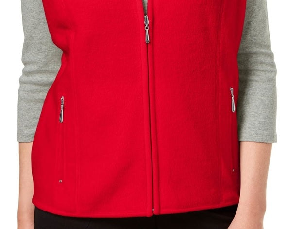 Colete Karen Scott Feminino Vermelho Tamanho Médio