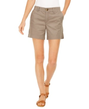 Shorts chino feminino Style &amp; Co. cinza, tamanho 14