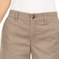 Shorts chino feminino Style &amp; Co. cinza, tamanho 14
