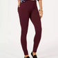 Calça skinny feminina Petite SeaPonte-Knit Style &amp; Co, tamanho vinho, PS