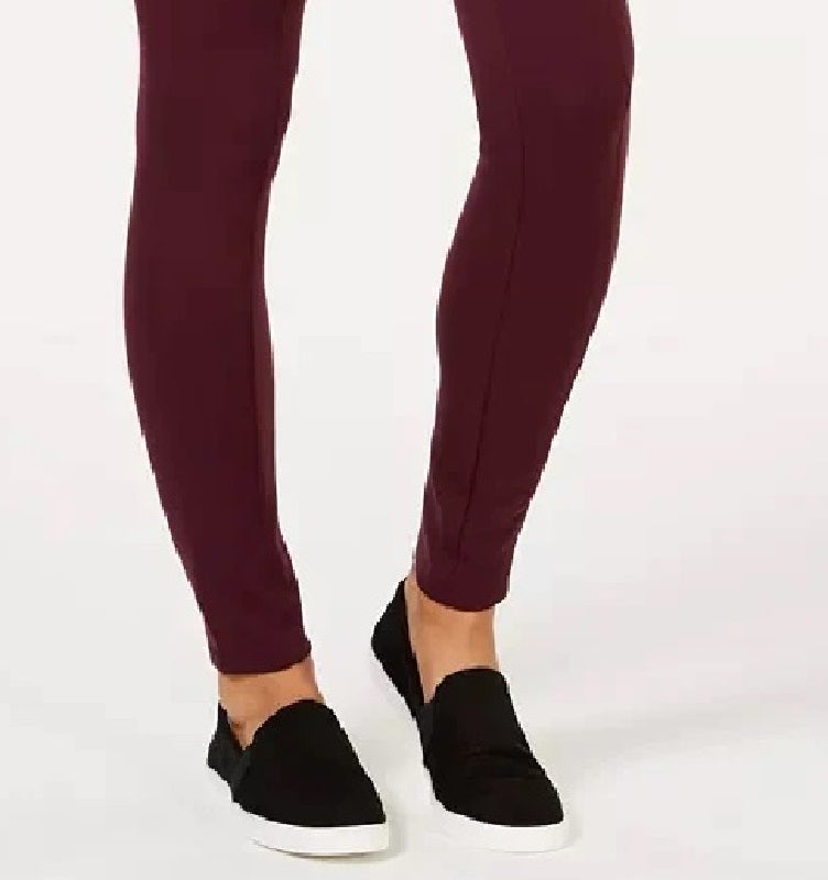 Calça skinny feminina Petite SeaPonte-Knit Style &amp; Co, tamanho vinho, PS