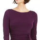 Vestido tubinho com babados Jessica Howard feminino, roxo, tamanho 16