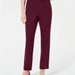 Calça de veludo cotelê feminina Karen Scott, marrom, tamanho grande