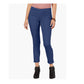 Calça skinny feminina Style &amp; Co com bainha dobrada, azul, tamanho 6