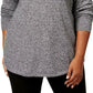 Karen Scott Top Tulip Hem Feminino Cinza Tamanho P