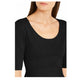 Suéter Alfani Feminino com Bainha de Lenço Preto Tamanho X-G