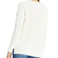 Rachel Roy Suéter feminino texturizado, manga comprida, gola redonda, tamanho natural, GG