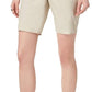 Bermuda feminina Charter Club Twill bege tamanho 10