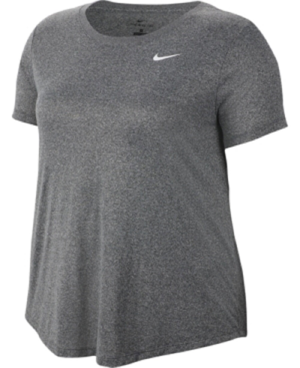 Camiseta Nike Feminina Running Fitness Cinza Escuro Tamanho GG