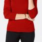 Karen Scott Suéter Feminino Luxsoft Gola Alta Vermelho Tamanho Pequeno G