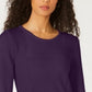 Karen Scott Suéter Feminino Patchwork com Ponto Roxo Tamanho P