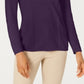 Karen Scott Suéter Feminino Patchwork com Ponto Roxo Tamanho P