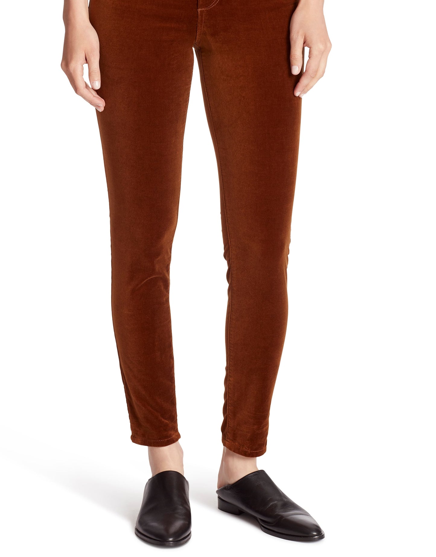 Calça Ella Moss Feminina Lisa Marrom Tamanho 32