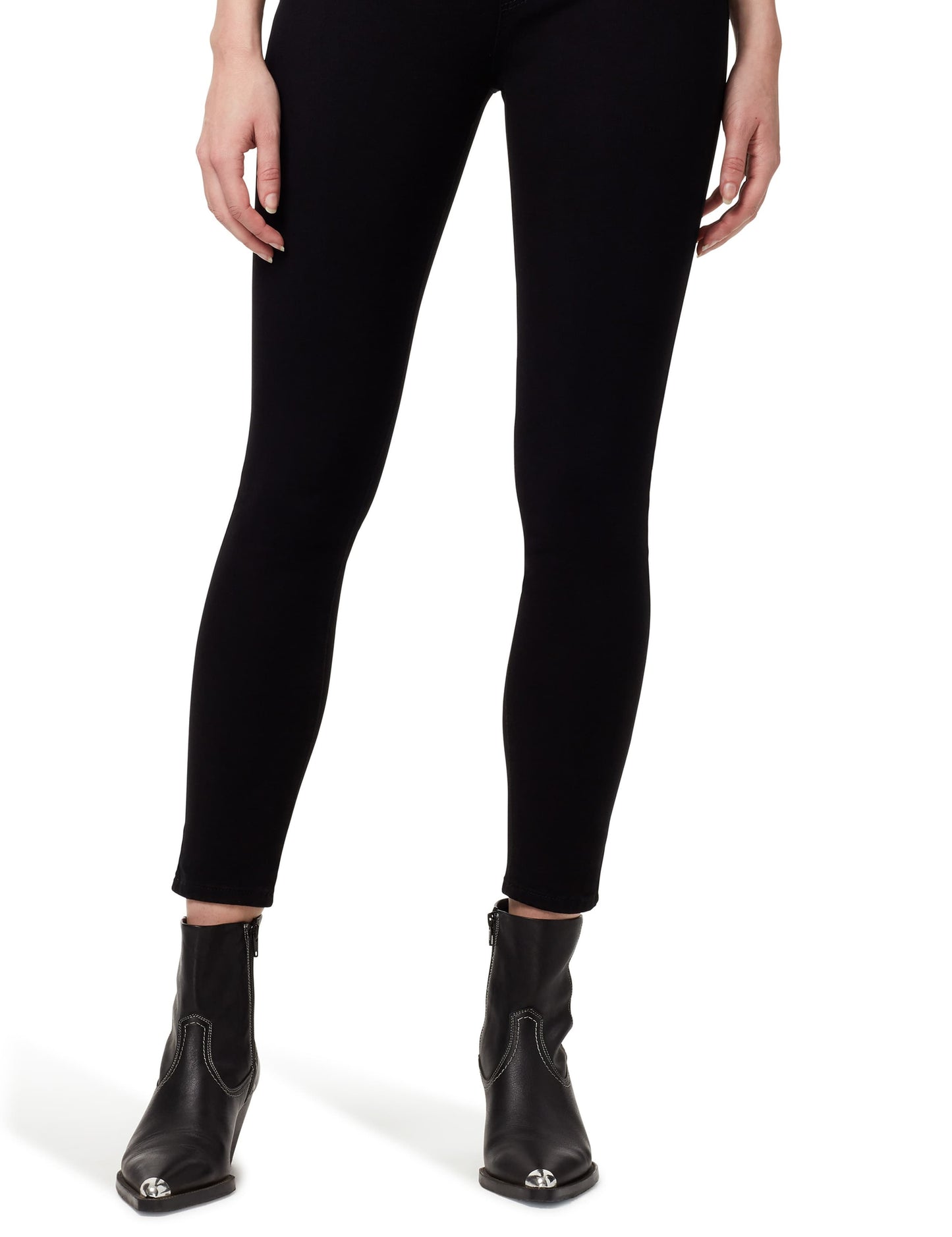 Leggings jeans femininas Sanctuary Smart Flex com tornozelo, pretas, tamanho 26