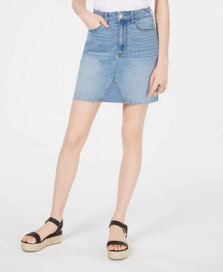 Minissaia jeans infantil Tinseltown azul tamanho 9
