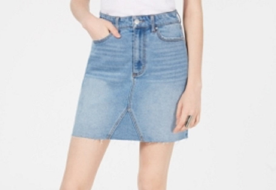 Minissaia jeans infantil Tinseltown azul tamanho 9