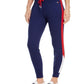 Calça de corrida esportiva feminina Tommy Hilfiger para fitness e corrida, azul, tamanho grande
