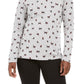 Karen Scott Blusa Feminina Estampada Gola Careca Cinza Tamanho Pequeno