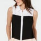 Vestido-camisa feminino Alfani em camadas laranja tamanho 8 pequeno