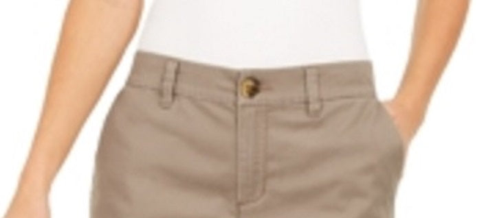 Shorts chino feminino Style &amp; Co marrom tamanho 18