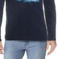 Camiseta masculina com estampa de algodão e pinho Club Room, azul, tamanho pequeno