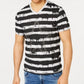 Camiseta masculina de algodão com gola V e estampa gráfica, tamanho XXG, da INC International Concepts