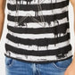 Camiseta masculina de algodão com gola V e estampa gráfica, tamanho XXG, da INC International Concepts