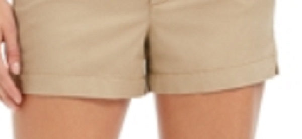 Shorts chino feminino Style &amp; Co. marrom tamanho 18