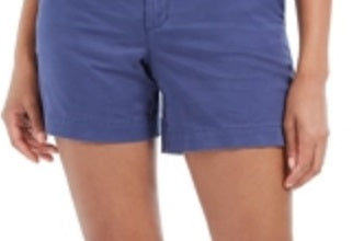 Shorts Chino Feminino Style &amp; Co Azul Tamanho 18