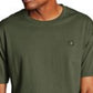 Camiseta Champion Masculina Classic com Logotipo C Bordado Verde Cargo Tamanho Médio