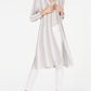 Cardigan Duster Listrado Metálico Feminino INC International Concepts, Prata, Tamanho Pequeno G
