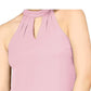 Top feminino Bar III Keyhole rosa tamanho X-S