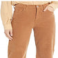 Calça de veludo cotelê Alexa Casual feminina 7 for All ManKind, marrom, tamanho 32