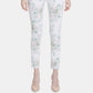 Calça Calvin Klein Feminina Cós Médio Floral Rosa Tamanho 16