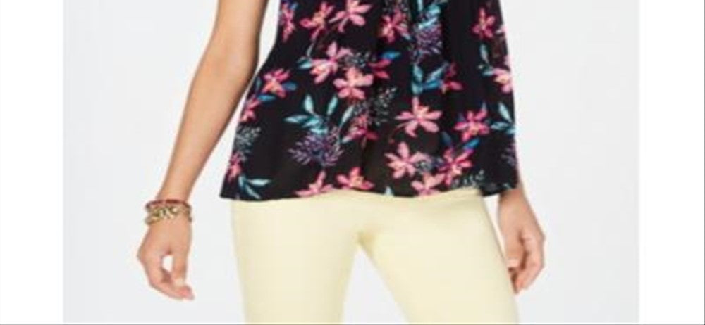 Blusa feminina com gola estilo mix media azul tamanho pequeno