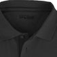 Camisa polo masculina de manga curta Authentic Galaxy, preta, tamanho médio