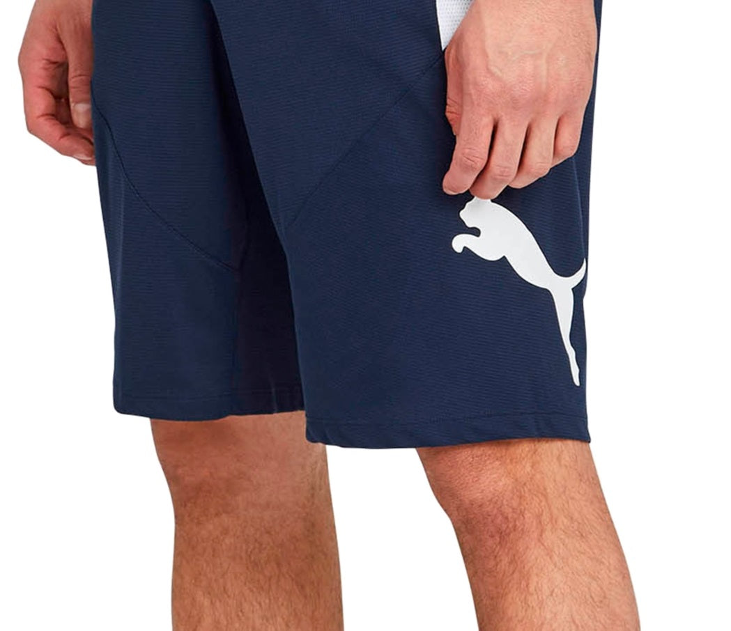 Shorts Puma 10 Training Cat Masculino Azul Tamanho Médio