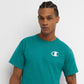 Camiseta Champion Classic Graphic Masculina Verde Tamanho P