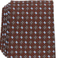 Gravata Perry Ellis Selby Neat Masculina Marrom Regular
