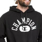 Moletom com capuz Champion Arch Logo Vintage Varsity Masculino Preto Tamanho XX-G