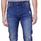 Calça Jeans Lazer Masculina Straight Fit Azul Tamanho 31X32