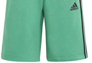 Shorts adidas 3 Stripes 10 Fleece Masculino Verde Tamanho GG
