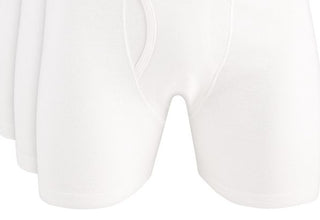Cuecas boxer masculinas Alfani, pacote com 5, brancas, tamanho pequeno