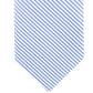 Gravata listrada Tommy Hilfiger masculina Seersucker azul tamanho regular
