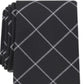 Gravata Alfani Robinson Grid Masculina Preta Tamanho Regular